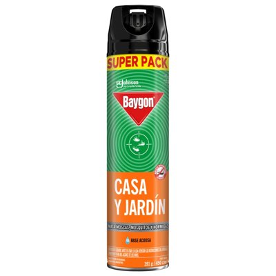 Insecticida Aerosol Casa Y Jardín Bonus Aerosol 450 Cc Baygon