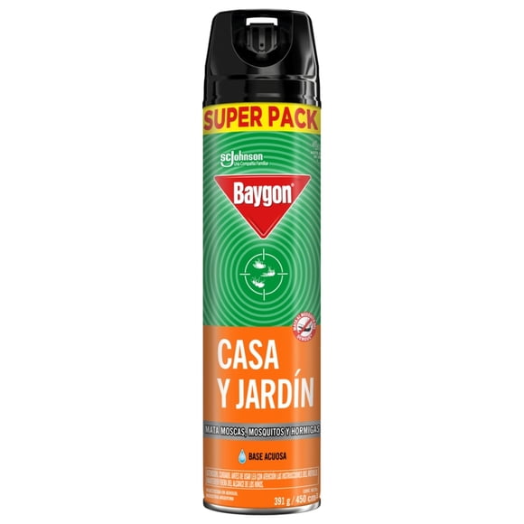 Insecticida Aerosol Casa y Jardín Bonus, Aerosol 450 cc