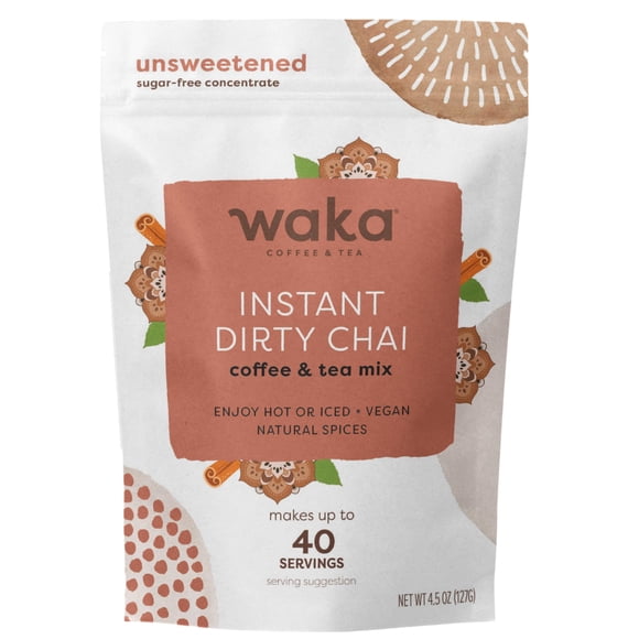 Mezcla Instantánea de Café y Té Dirty Chai Waka 130g