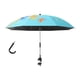 thumbnail image 2 of Sombrilla Plegable Con Abrazadera Para Playa, Para Bicicleta, Silla De Playa, Cochecito, Cochecito, Tren Azul, 2 of 5
