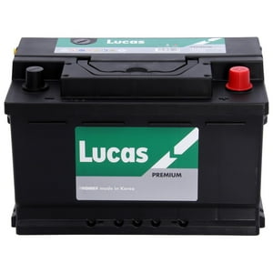 Batería Lucas Premium 70Ah Positivo Derecho Normal Negro