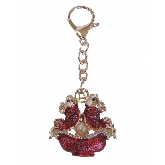 Llavero Feng Shui Import Double Fish Double Happiness
