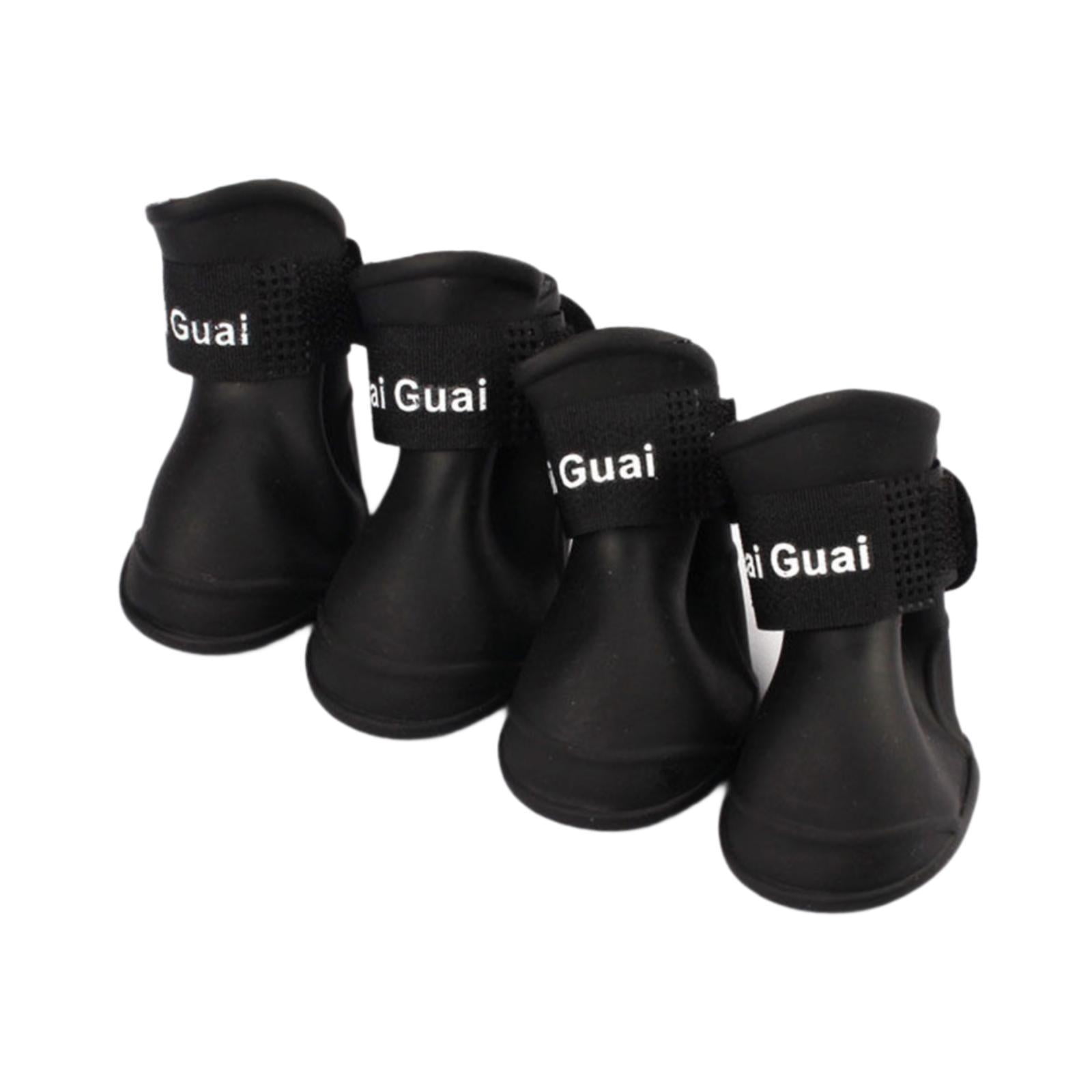 Magideal - 4 Uds. Botas Para Perros, Zapatos Impermeables Para Mascotas, Botines Para Perros Bonitos, Cómodos Y Lavables, Funda Para Patas De Perro Para Caminar M