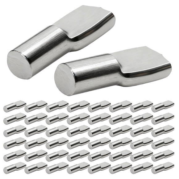 Topes para repisa RiseQuintador de metal de 5 mm para gabinetes, 100 piezas