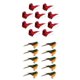 thumbnail image 2 of 20 Piezas De Pájaros Cardinales Rojos Artificiales Para Centros De Mesa, Decoración De Jardín Para El Hogar, 2 of 2