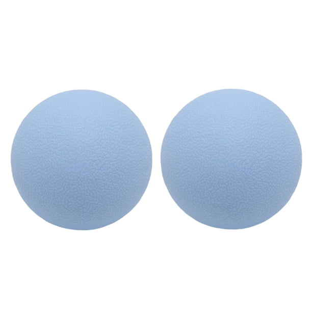 Pelota de masaje SIMPLECOOL Hard Lacrosse de 6 cm, paquete de 2 con bolsa de transporte