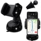 thumbnail image 1 of Soporte universal de cristal para teléfono de coche - Ajustable en 360 grados, seguro para el salpicadero, la rejilla de ventilación y el parabrisas - Compatible con todos los smartphones-Negro, 1 of 6