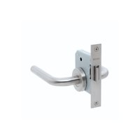 Stark Design - Cerradura De Embutir Función Simple Paso. Manillas Modelo: Marti. (Acero Inoxidable 304). Sku: Sde240-Ai.Kit.Marti