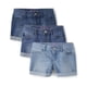 thumbnail image 1 of Shortie Shorts The Children's Place de mezclilla, paquete de 3, talla 12, 1 of 4