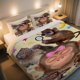 thumbnail image 1 of Happy Monkeys Printed Duvet Cover Set Digital Print Bedding, 1 of 1
