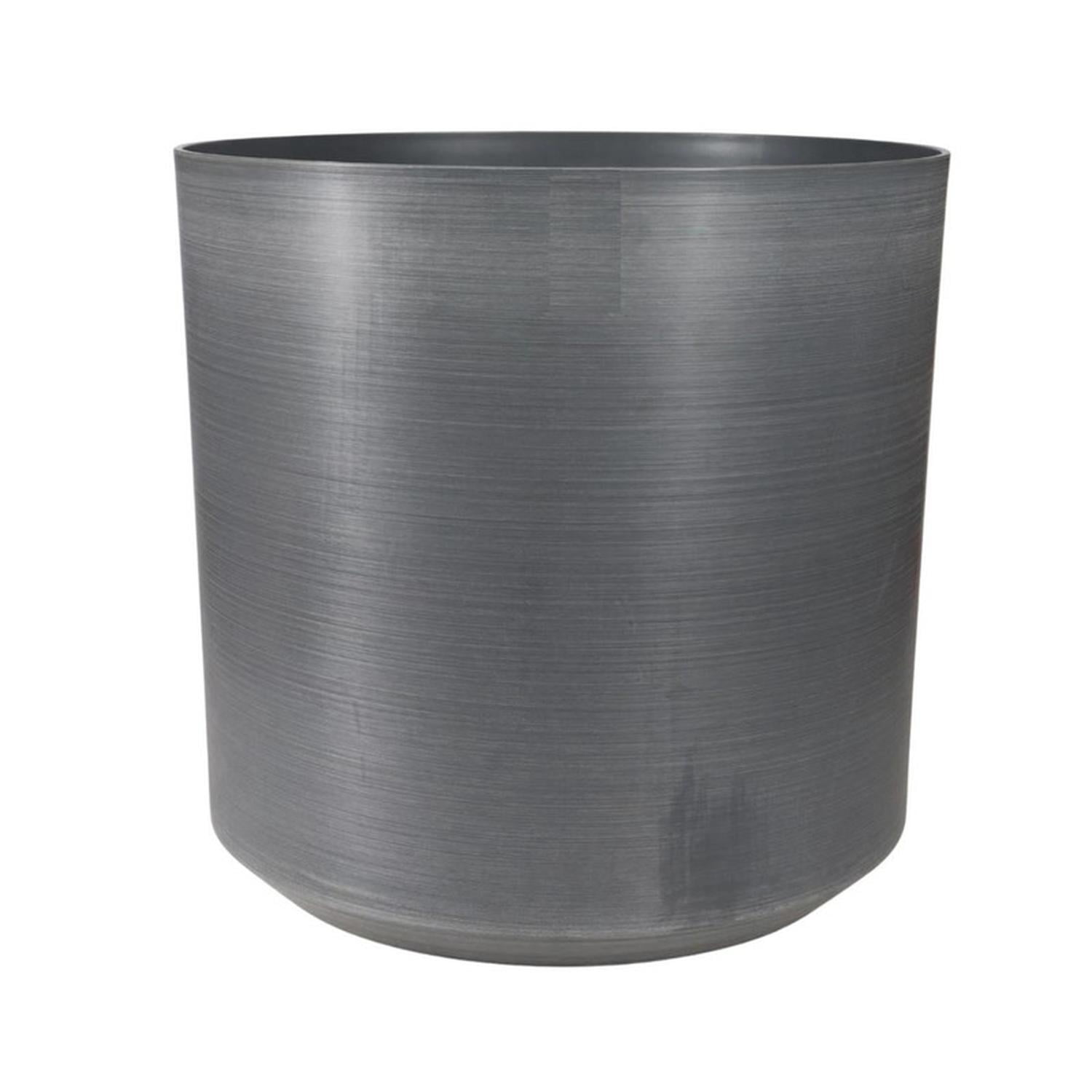 Mobii - Macetero Grande Plastico Resistente Simil Piedra 43x43x43cm