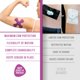 thumbnail image 2 of Parche CGM NOT JUST A PATCH - Pack de 20 (Morado), 2 of 6