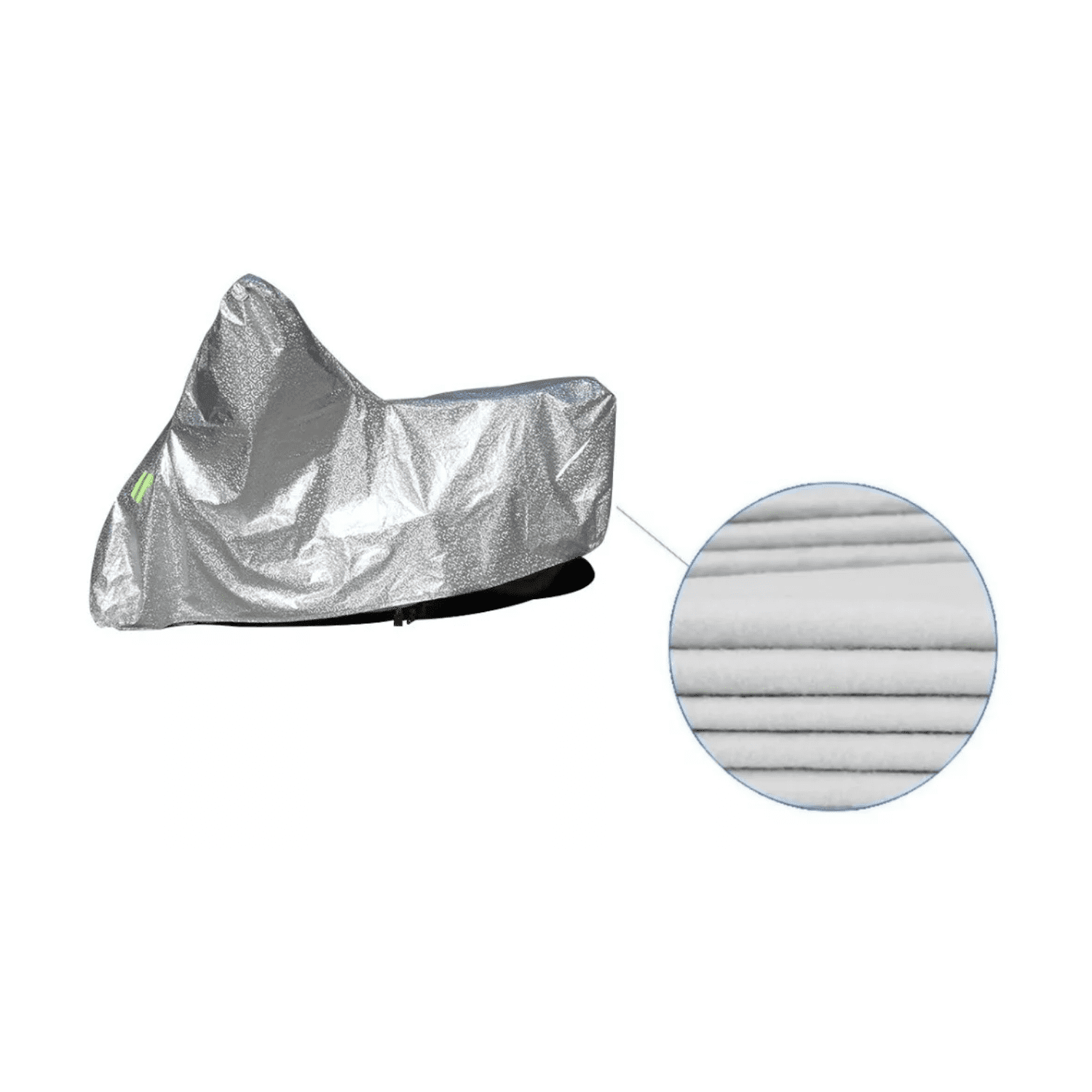 Importclick - Funda Carpa Cubre Moto Impermeable Uv Vinilo + Algodón