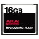 thumbnail image 2 of Tarjeta de memoria Akai CompactFlash CF de 16 GB para MPC 500, MPC 1000, 2 of 4