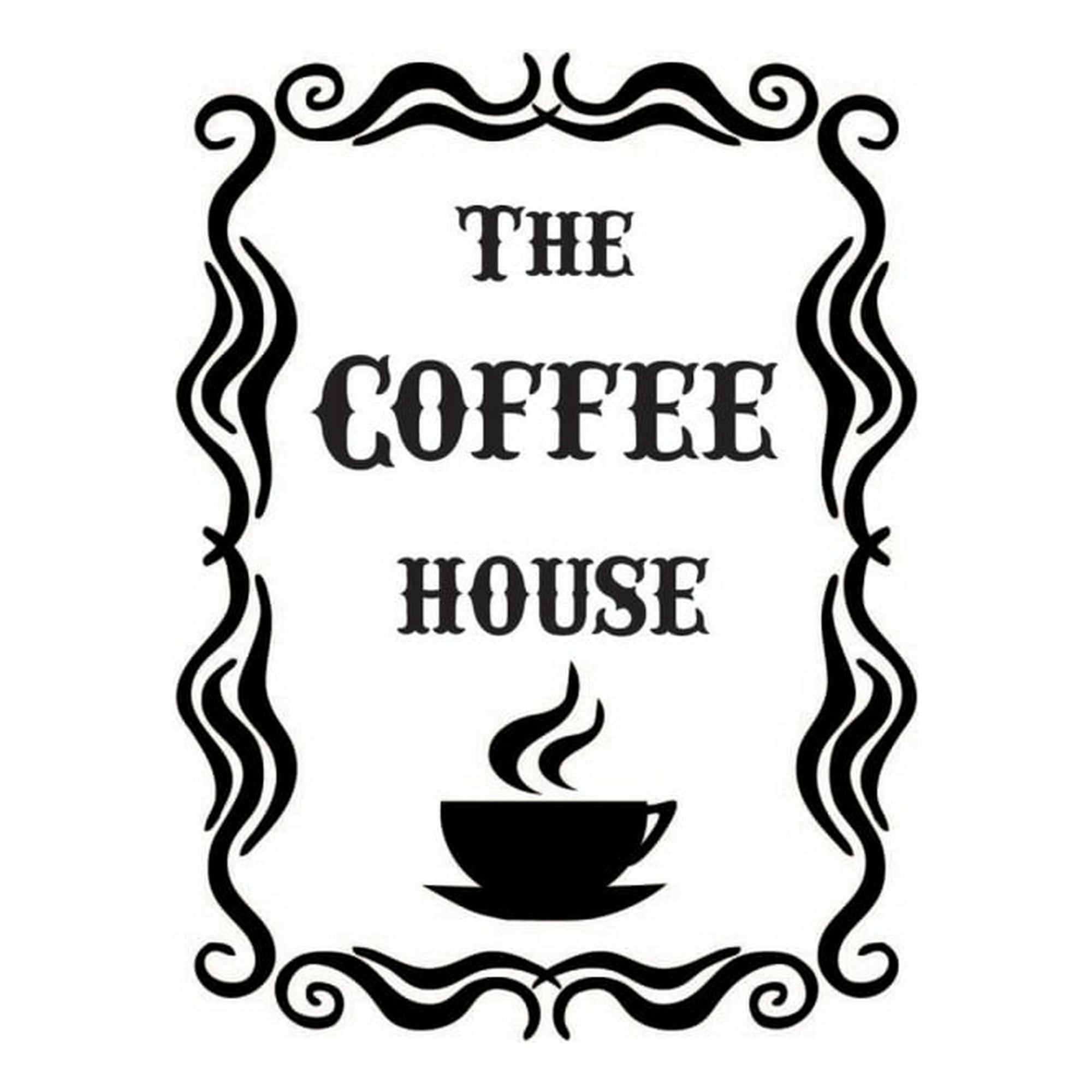 Rienda Libre Graphics - Decomural Coffee House Frame Food Drink Ws-40868
