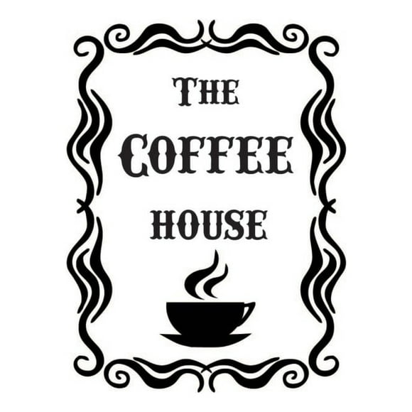 Decomural Coffee House Frame Food Drink WS-40868