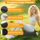 thumbnail image 3 of Cojines de Asiento LevNubis Pack de 2, 5,6 cm Impermeables Gris, 3 of 9