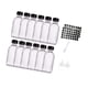 thumbnail image 3 of Botellas De Vidrio Con Tapa, Transparentes, Para Muestras De Laboratorio, Jugos Y Salsas, 12 Unidades, 2 Oz, 3 of 5
