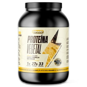 Gohard - Proteína Vegetal Vainilla 33 Servicios - Proteína De Soja