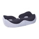 thumbnail image 3 of Cojín de asiento de donut transpirable que la presión del coxis Soporte de cadera Cojín de coxis para coche de oficina Postnatal , negro, 3 of 5