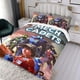 thumbnail image 3 of Cadetes Mech Conjunto de sábanas temático, trío de piezas, cómodo y amigable con la piel, diseño único, regalo de decoración para el hogar para familiares, amigos y fans,135cm *200cm, 3 of 6