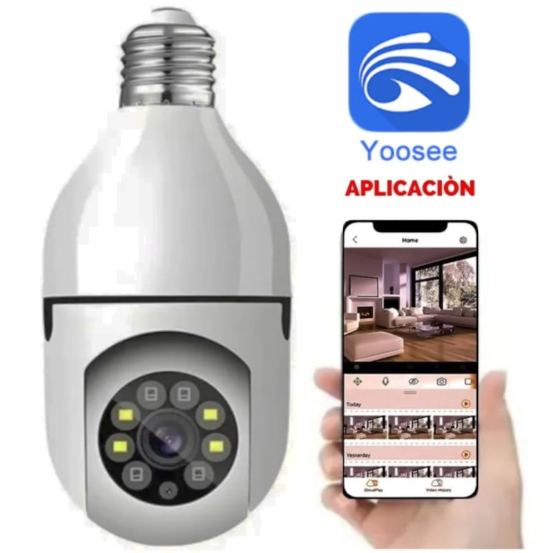 Genérico - Camara Inalámbrica Ip De Soquete Full Hd Yoosee