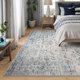 thumbnail image 2 of Alfombra Bloom Rugs 183 cm x 274 cm Lavable Antideslizante Marfil/Azul, 2 of 9