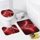thumbnail image 3 of Bukayo Saka Juego de 3 alfombras de baño de coral fleece: tapete de baño + alfombra de inodoro en forma de U + funda de tapa de inodoro en forma de O, 3 of 6