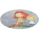 thumbnail image 1 of Stella y Sam Alfombra Redonda de Felpa Coral, Antideslizante, No Desprende Pelusas, Lavable y Duradera para Salón, Dormitorio y Habitación de Niños 60cm, 1 of 6