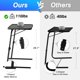 thumbnail image 4 of Mesa auxiliar plegable y ajustable Allpop para TV, 43 x 54 x 74 cm, negra, 4 of 9