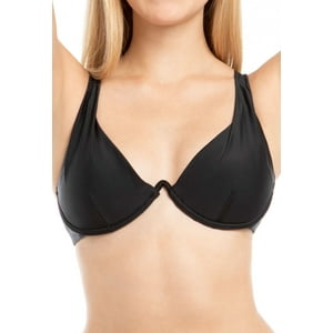 Samia - Bikini Estilo Sostén Con Barba Negro S