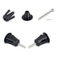 thumbnail image 2 of Tapas De Aluminio Para Manillar, Tapones Manubrio Bicicleta negro, 2 of 7