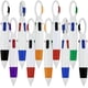 thumbnail image 1 of 10 bolígrafos retráctiles Shuttle 4 en 1, bolígrafo de color neón con hebilla y clip en la parte superior, llavero con mosquetón multicolor para material escolar de oficina, regalo para estudiantes y, 1 of 7