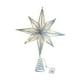thumbnail image 3 of Adornos De Estrella Para árbol De Navidad Copa De árbol De Estrella Brillante De Temporada 3D 25 Cm Plata, 3 of 5