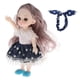 thumbnail image 4 of Nuevo 16cm BJD Doll 13 Ball Jointed Girl Eyes Maquillaje Facial Peluca Ropa Conjunto Completo Style5, 4 of 5