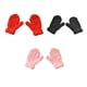 thumbnail image 1 of Manoplas de invierno para niños pequeños, guantes de punto suaves multicolores, manoplas gruesas de protección contra el frío, 1 of 5