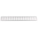 thumbnail image 1 of 1 Pieza De Pared Lateral Blanca De 24 X 3 Pulgadas Con Rejilla De Aire De Retorno Cubierta De Ventilación De Salida., 1 of 5