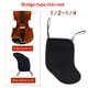 thumbnail image 2 of 2 piezas violín Chinrest almohadilla 1/2 1/4 algodón Chin Rest cubierta hombro violín para la práctica, negro (estilo 2), 2 of 3
