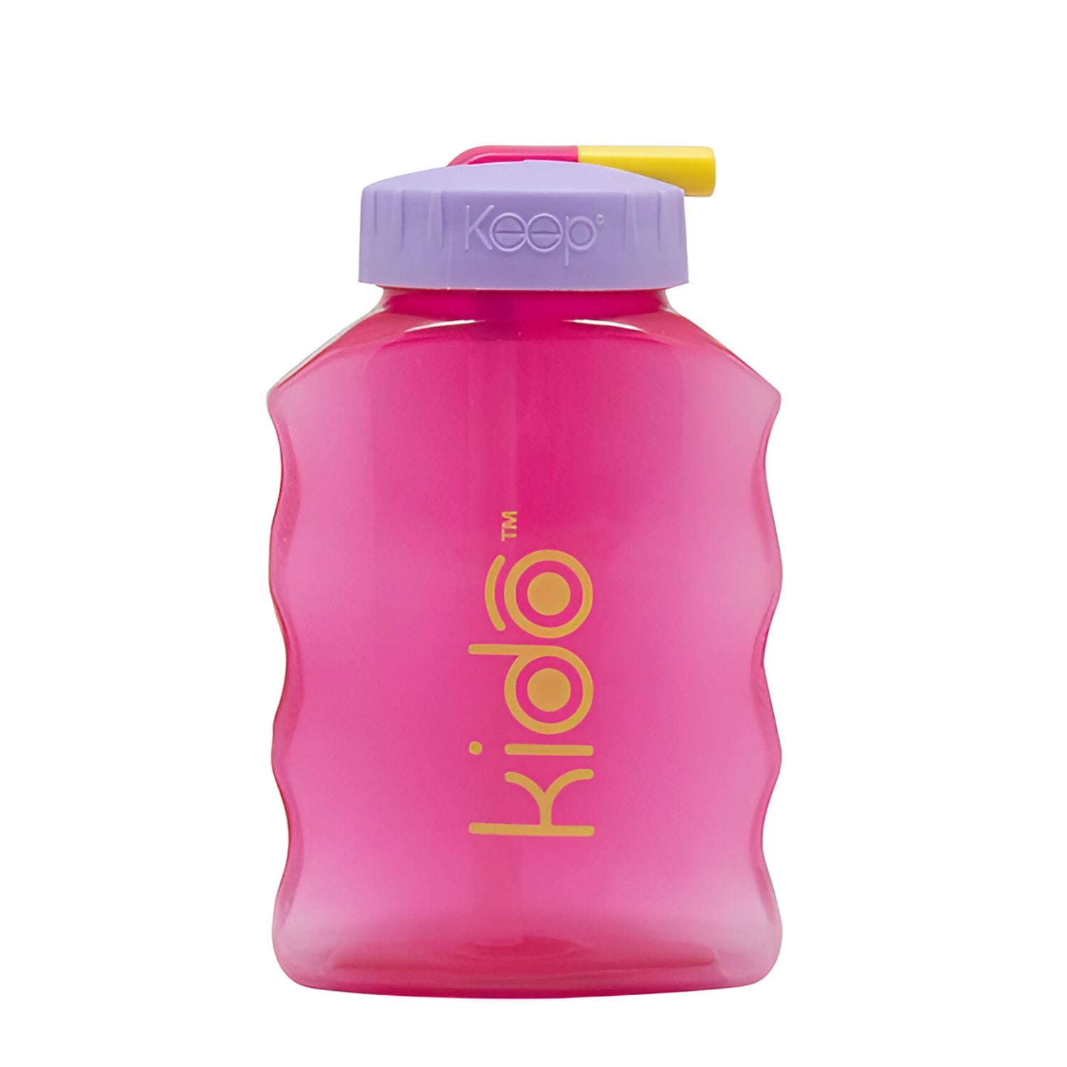Botella Toma Jugo Niños Bombilla Kido Color Fucsia - Ps