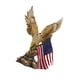 thumbnail image 2 of Estatua De águila Agarrada A La Bandera Americana, Figura De águila Para Decoración Del Hogar, 2 of 3