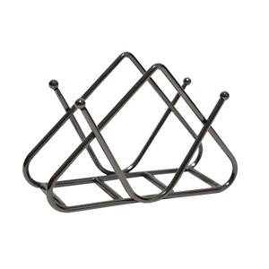 Magideal - Servilletero, Servilletero De Estilo Europeo Para Mesa, Mesa De Comedor, Servilletero Para Organización De Mesas De Restaurante, Hierro Negro