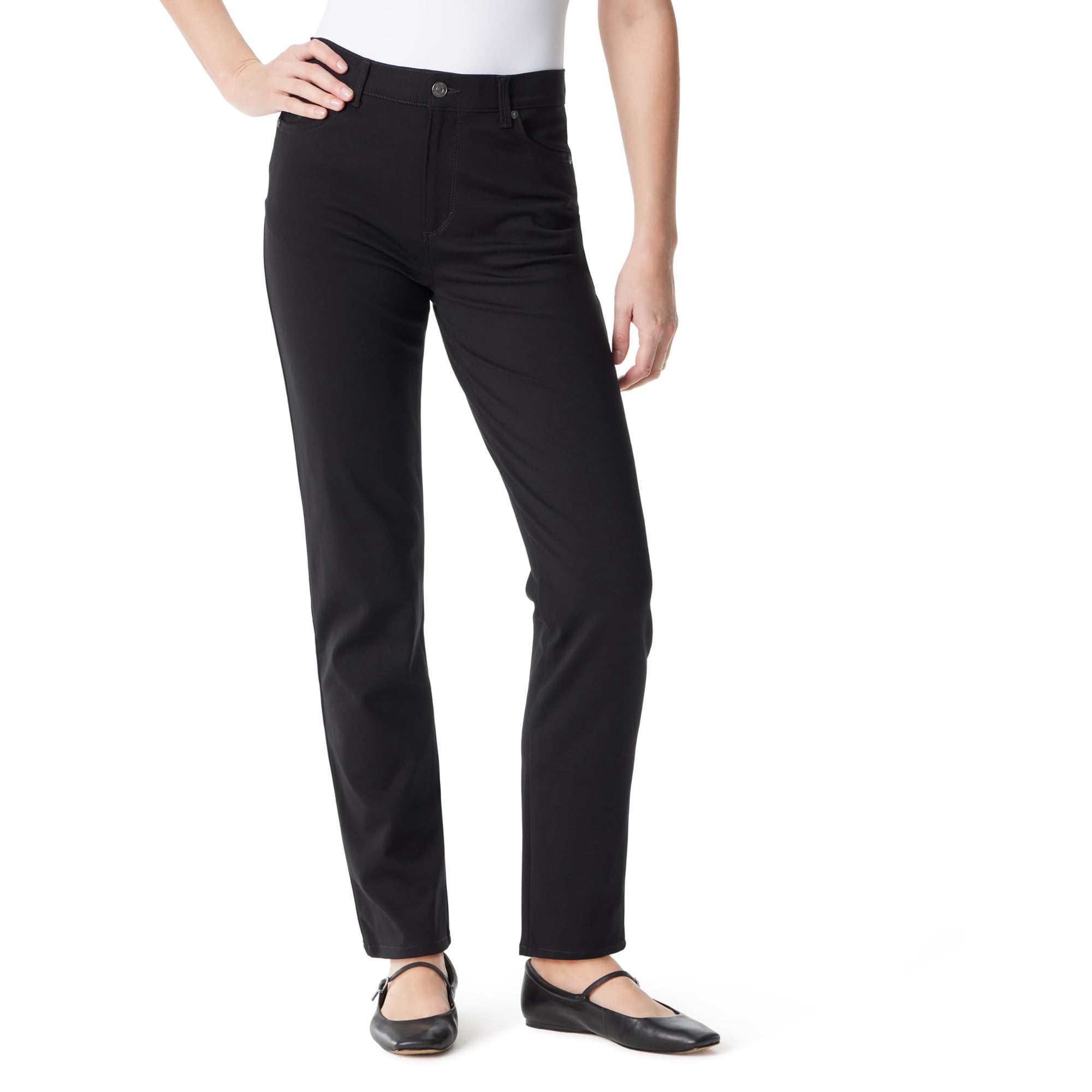 Pantalón Gloria Vanderbilt Amanda Ponte High Rise Para Mujer