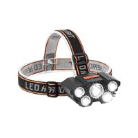 Importclick - Linterna Cabeza Frontal Led Recargable Alta Potencia 4 Modos