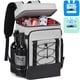 thumbnail image 1 of Mochila térmica MIYCOO de 28 litros con aislamiento para 40 latas y 2 bolsas de hielo, color gris, 1 of 7