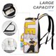 thumbnail image 4 of DJ Raphi-theme Backpack, Campus style schoolbag Bookbag with Adjustable Shoulder Straps And Large Zip Compartment, Unisex Travel Bags.42x30x15cm, 4 of 6