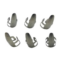 Magideal - 6X Púas De Guitarra Ajustables, Kit De Accesorios Inoxidable, Protectores De , Púas Duraderas Para Ukelele, Guitarra Acústica, Banjos