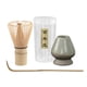 thumbnail image 2 of Juego de Matcha japonés tradicional, soporte para Matcha, cuchara tradicional, mano de obra exquisita, Matcha duradero para regalos de Verde claro, 2 of 5
