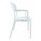 thumbnail image 4 of Silla Plástica Con Apoya Brazos Minimal Cian Dvp, 4 of 5
