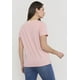 thumbnail image 2 of Polera Mujer M/C Focal Print Cuello V Palo Rosa Corona, 2 of 5