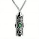 thumbnail image 1 of Memorial Pendant Necklace for Ashes with Flower - Stainless Steel Jewelry for Remembrance and Healing, 1 of 5